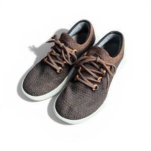 Allbirds limited edition rich dark brown/ burnt orange colorway with white sole